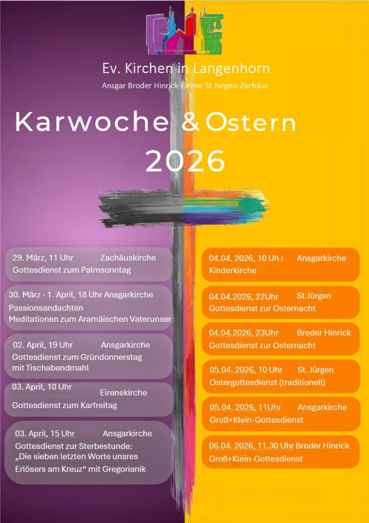 Karwoche und Ostern 2026