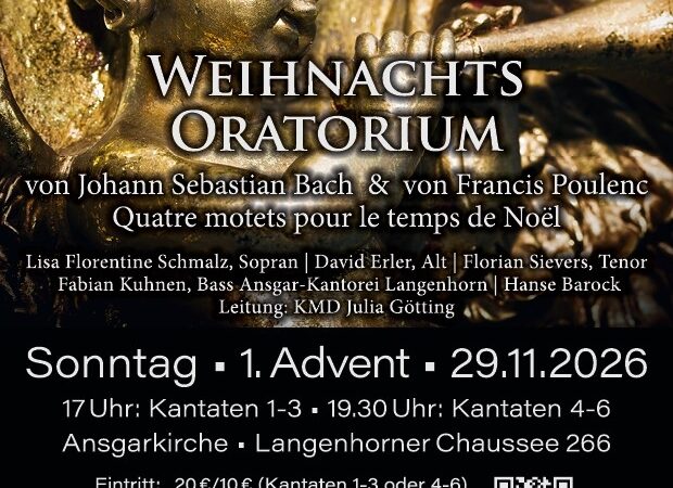 Weihnachtsoratorium am 1. Advent